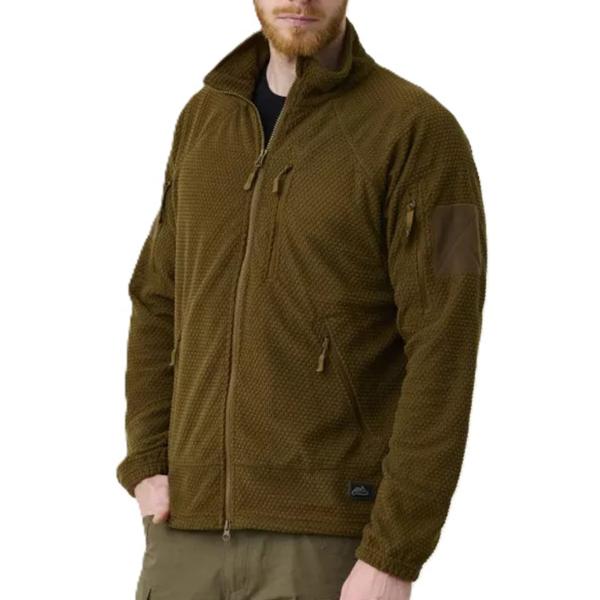 HELIKON-TEX ジャケット ALPHA TACTICAL JACKET グリッドフリース BL-ALT-FG [ コヨーテ / レギュラー/Mサイズ ][blaltfg11b04] HELIKON-TEX ジャケット ALPHA TACTICAL JACKET グリッドフリース BL