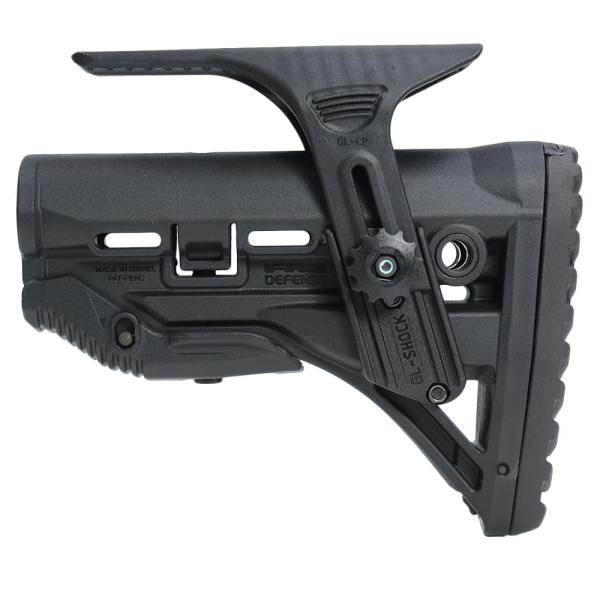 FAB Defense バットストック GL-SHOCK CP 衝撃吸収装置搭載 チークレスト付き [ ブラック ]