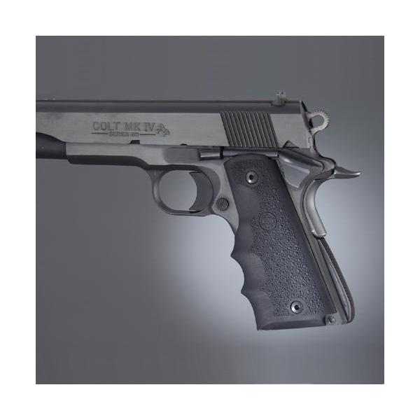 HOGUE ガングリップ M1911 フィンガーグルーブ付き 45000 ブラック