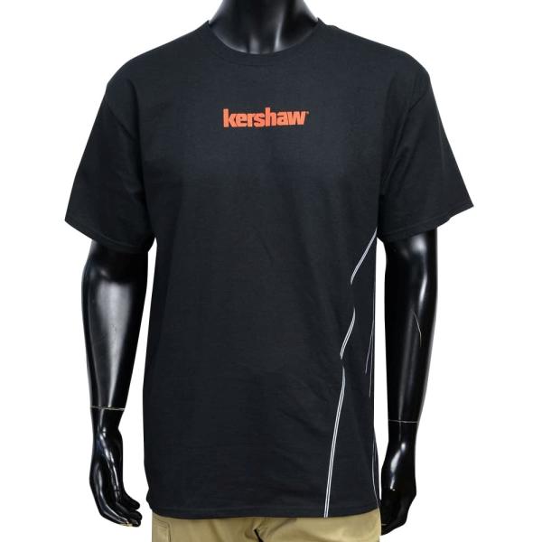 Kershaw 半袖Tシャツ メーカーロゴ ブラック [ Sサイズ ] カーショウ 公式マーチャンダイズ オフィシャル 衣料品