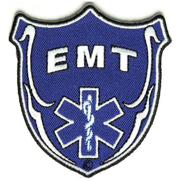 千葉市消防局 救急救命士 ラバーパッチ ワッペン ワッペン EMT シールド型 熱圧着式 救急救命士 | ミリタリーミリタリー