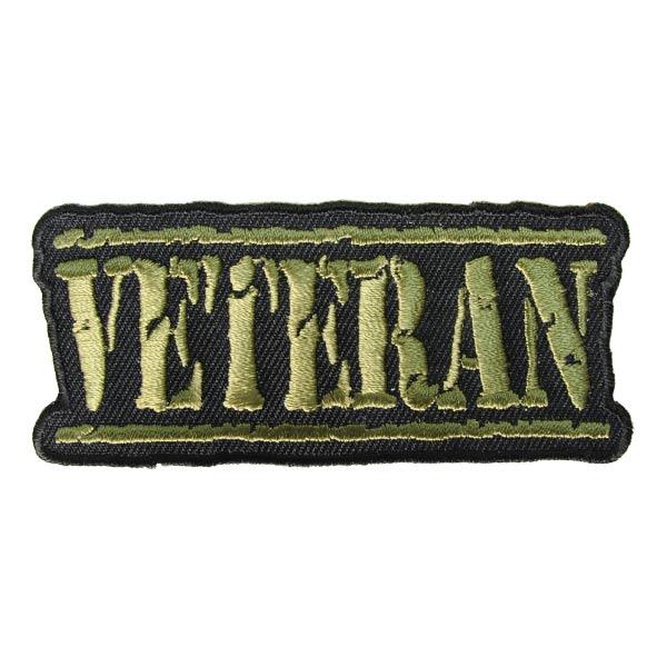 ミリタリーパッチ ベテラン アイロンシート付 ミリタリーワッペン