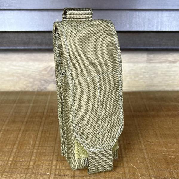 米軍放出品 グレネードポーチ MOLLEII 40mm シングル コヨーテ