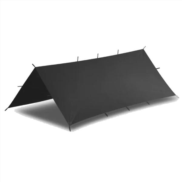 HELIKON-TEX ポリエステルタープ 収納袋付き リップストップ生地 PO-STP-PO [ シャドーグレー ][postppo35] HELIKON-TEX ポリエステル小型タープ 収納袋付 リップストップ生地 PO