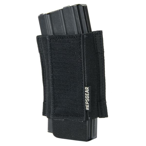 REPSGEAR ライフルマガジンポーチ M4/AR15 1本収納 ベルクロ式インサート PTOT05BK レプズギア
