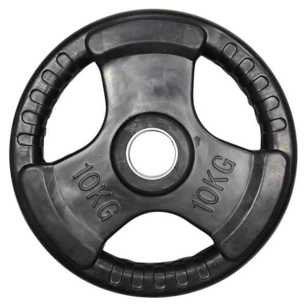 バーベルプレート Φ50mm トレーニング器具 ラバー加工 1枚販売 [ 10kg