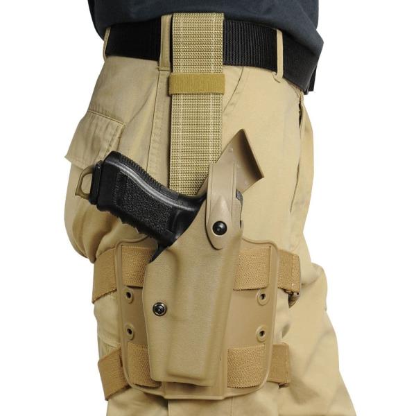 Safariland 6004-25 QLSキット サファリランド ホルスター DFA_wLegShroud-