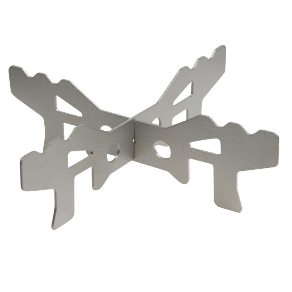 ●チタンを使用したアルコールバーナー用の折りたたみ式五徳●アルコールストーブ用のチタン製五徳(ゴトク)です。キャンプなどアウトドアでの持ち運びに適した軽量&amp;コンパクトな設計。2枚のパネルを組み合わせるだけですぐに使用可能で、未使用時...