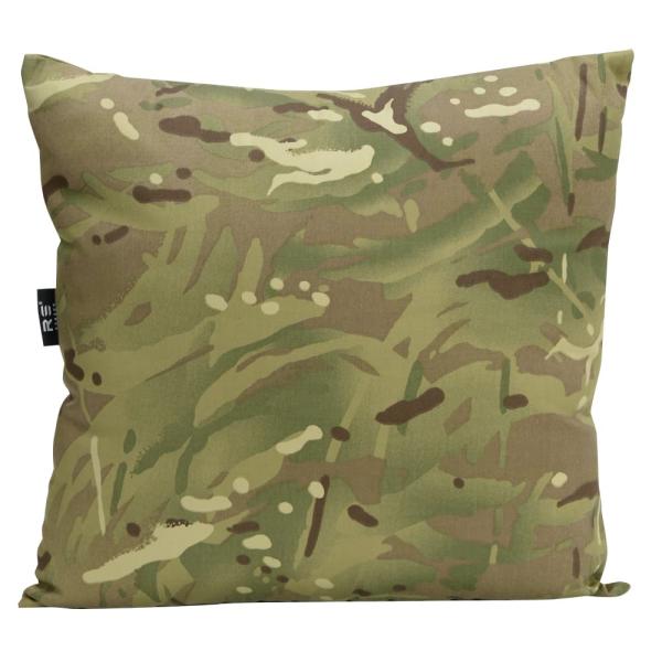 迷彩柄クッション 中綿入り ミリタリー/タクティカル仕様 [ MTPカモ柄