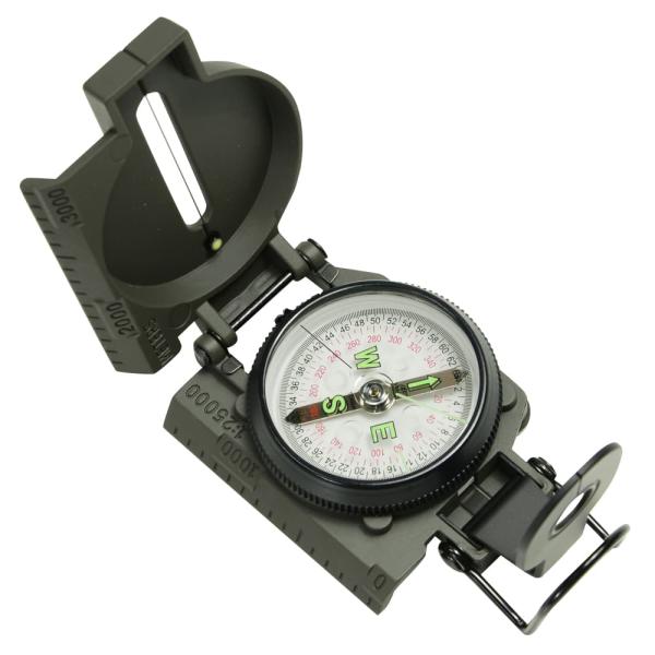 ●軍用アイテムとしても使われる、レンズ搭載型コンパス●登山などのアウトドアで欠かせないツールで、軍用アイテムとしても使われるレンザティックコンパスです。角度調節可能な可動レンズ(拡大鏡)が搭載されていることで、文字が見やすくなっています。正...