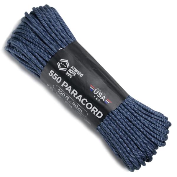 ●青みの強いネイビーカラーのパラシュートコードが登場●ATWOOD ROPE(アトウッドロープ)社製のNavy Blue(ネイビー・ブルー)カラーの550パラコードです。同社の「Navy(ネイビー)」カラーより少し明るく、青みの強い色合いと...