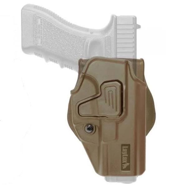 LayLax CQCホルスター Battle Style Glock対応 右利き用 [ タン