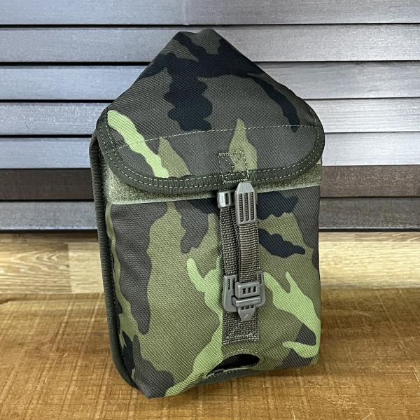 チェコ軍放出品 スコップカバー Vz95迷彩 [ デッドストック ] CZ 多目的ポーチ 軍用ポーチ ユーティリティポーチ