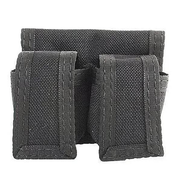 HKS スピードローダーケース 2連 ナイロン製 ベルトループ付き