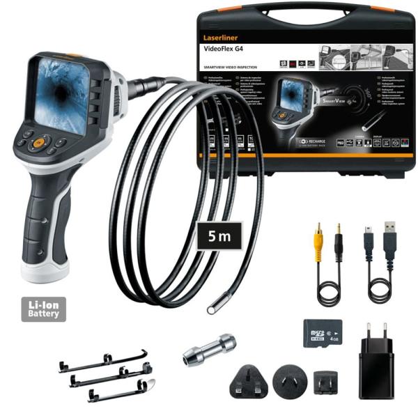 ●ケーブル長：5m、直径9mmのカメラケーブル標準装備●ワルサー社をグループに持つ「UMAREX」製。建築向け小型機器への開発する「LASERLINER」ブランド。●工業用内視鏡の詳細 寸法(ボディ部)  :  幅96×奥行181×高さ20...