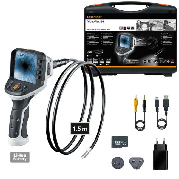 ●ケーブル長：1.5m、直径6mmのカメラケーブル標準装備●ワルサー社をグループに持つ「UMAREX」製。建築向け小型機器への開発する「LASERLINER」ブランド。●工業用内視鏡の詳細 寸法(ボディ部)  :  幅96×奥行181×高さ...