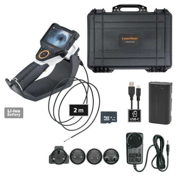 ●わずかな隙間に入り、内部を大画面で表示。●ワルサー社をグループに持つ「UMAREX」製。建築向け小型機器への開発する「LASERLINER」ブランド。●工業用内視鏡の詳細 〇機能電源：リチウムイオンバッテリー内蔵デジタルズーム2倍最小曲げ...