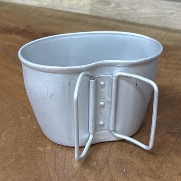 オーストリア軍放出品 キャンティーンカップ アルミ製 [ 難あり