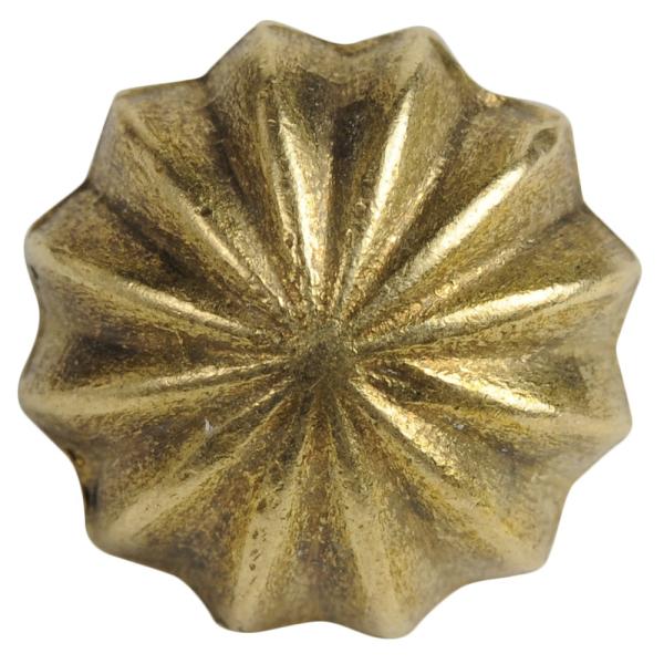 コンチョ アンブレラ ラウンド型 真鍮 [ 11mm ] 傘 ドーム型 黄銅 ハンドメイド 長財布 ロングウォレット 革製品