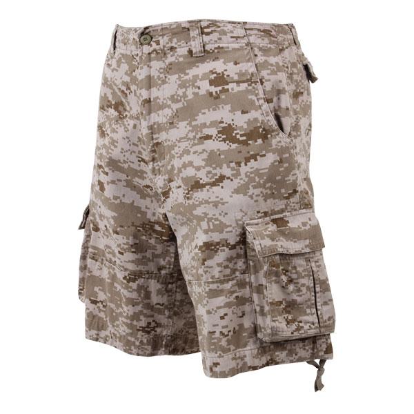 Rothco ハーフカーゴパンツ デザートデジタルカモ [ Mサイズ ][ro2760m] ROTHCO（ロスコ） ハーフカーゴパンツ デザートデジタルカモ [ Mサイズ