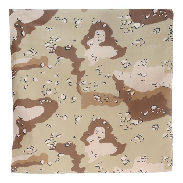ROTHCO（ロスコ） バンダナ 迷彩 69cm角 コットン 4347 [ 6カラー