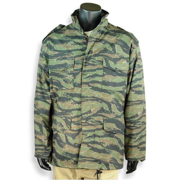 Rothco ミリタリージャケット M-65 [ タイガーストライプカモ / Sサイズ ][ro8713s] ROTHCO（ロスコ） ミリタリージャケット M-65 [ タイガーストライプ