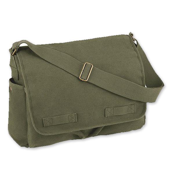 Rothco メッセンジャーバッグ HW クラシック [ オリーブドラブ ][ro9148od] ROTHCO（ロスコ） メッセンジャーバッグ HW クラシック [ オリーブ