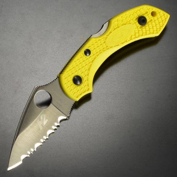 Spyderco - スパイダルコ　折りたたみナイフ　 H-1 ドラゴンフライ2　波刃 revolutjp_sc67105
