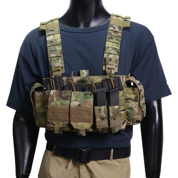 Warrior Assault Systems チェストリグ FALCON M4マグ最大14本収納可能 W-EO-FCR [ マルチカム ]