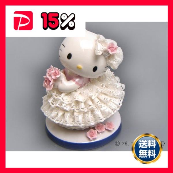 Hello Kitty ハローキティ レースドール 陶製人形 ホワイト 磁器 高さ 