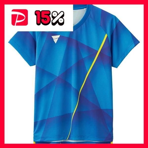 VICTAS（ヴィクタス） 卓球ゲームシャツ V-NGS200 男女兼用 ブルー S