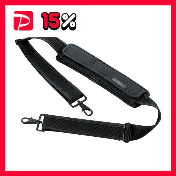 （まとめ） 交換用ショルダーベルトストレートタイプ ショルダーパッド付 ブラック BMA-SH01BK 1本 【×3セット】 黒 まとめ）エレコム 交換用ショルダーベルトストレートタイプ ショルダー