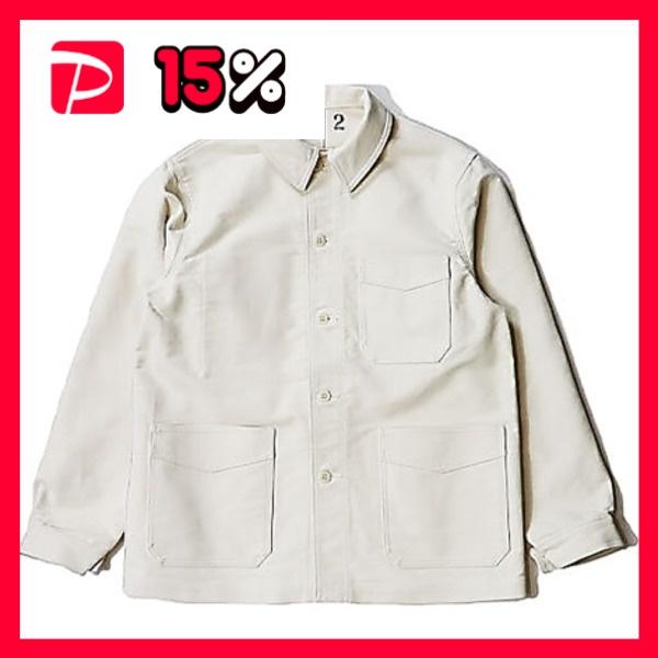 フランス軍 モールスキンジャケット レプリカ 1 Mサイズ ナチュラル 綿