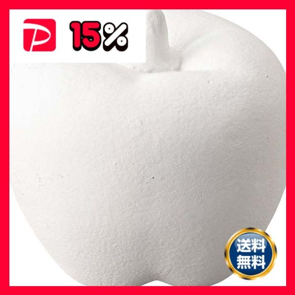 オブジェ 置物 約幅10×奥行10×高さ9cm ホワイト 陶器 フルーツオブジェ リビング ダイニング インテリア雑貨 完成品