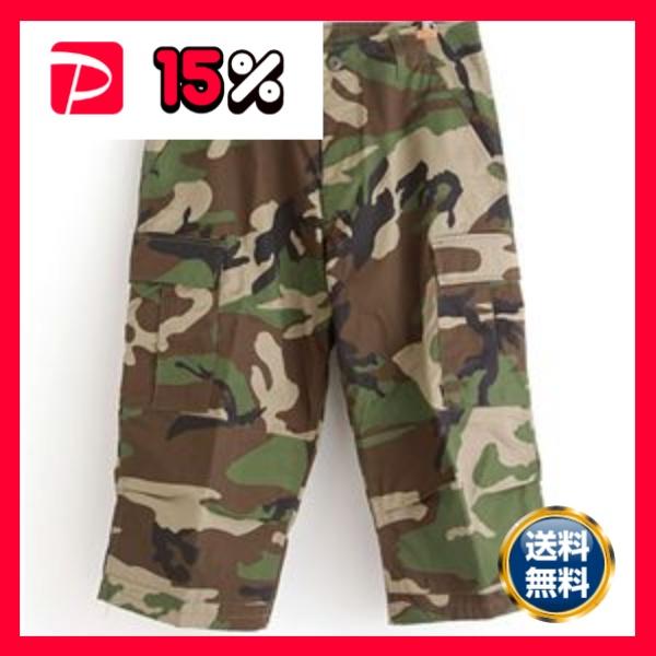 アメリカ軍 BDU クロップド カーゴパンツ 迷彩服 Lサイズ デザート