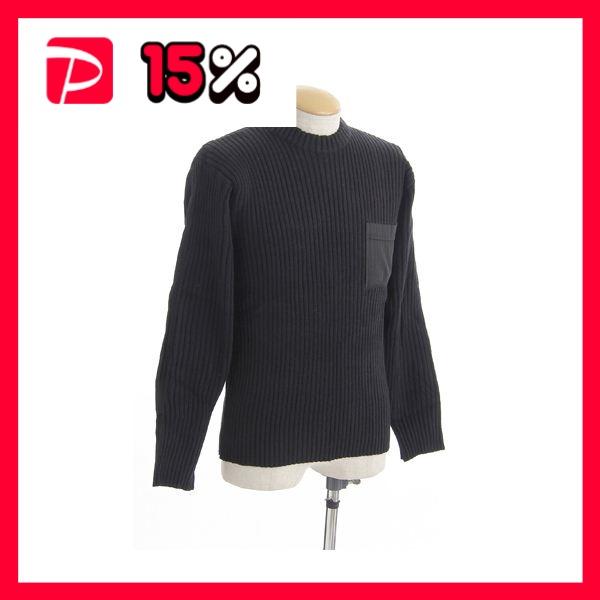 米軍 タイプ コマンド セーター Sサイズ ブラック アクリル ポケット付