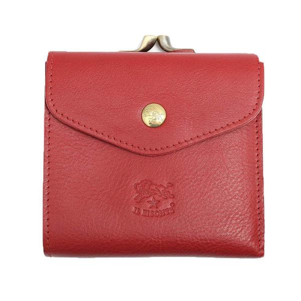 2022年のクリスマス 新品 イルビゾンテ がま口 財布 ヤケヌメ 二つ折り