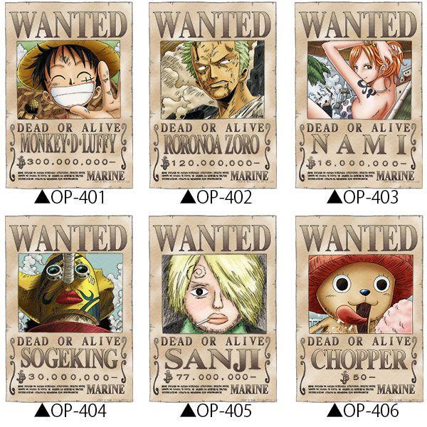 One Piece ワンピース 手配書 壁紙 グッズ 麦わらの一味 Buyee 日本代购平台 产品购物网站大全 Buyee一站式代购 Bot Online