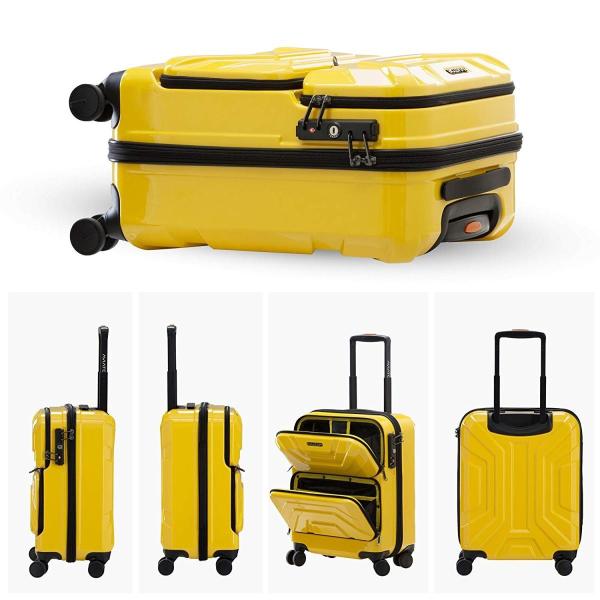 年間ランキング6年連続受賞 Lushberry スーツケース 機内持込 トップオープン フロントオープン人気 可愛い カッコイイ キャリーケース 静音 Tsaロック 旅 コンビニ受取対応商品