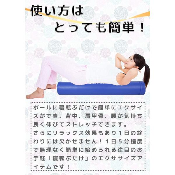 Beabo ビーボ ヨガポール ストレッチ ポール ストレッチ エクササイズポール 98cm ロング ヨガポール モデル Archangelbrow Com