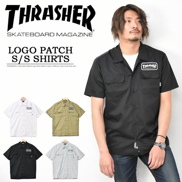 THRASHER（スラッシャー） SALE セール ワッペン付き 半袖 ワーク
