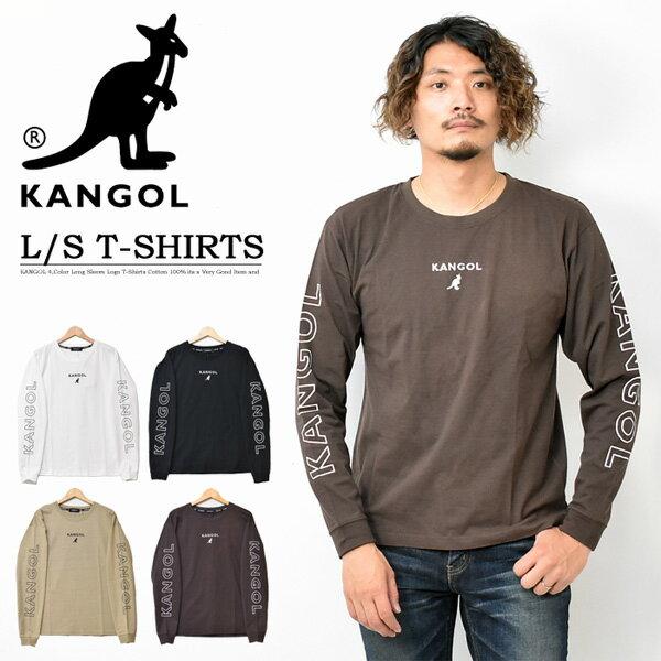 Kangol カンゴール 袖プリント ロゴ刺繍 長袖 Tシャツ メンズ レディース ユニセックス ロンt C5053n Rex One 通販 Yahoo ショッピング