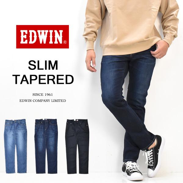 Sale セール Edwin エドウィン スリムテーパード ストレッチデニム 日本製 ジーンズ デニム パンツ メンズ シンプル E0432 Rex One 通販 Yahoo ショッピング