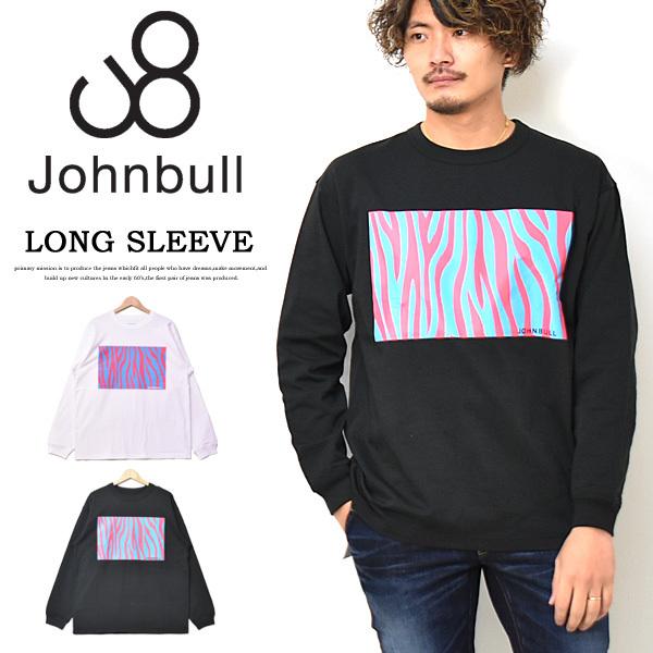 Johnbull ジョンブル ロングスリーブ プリントティーゼブラ