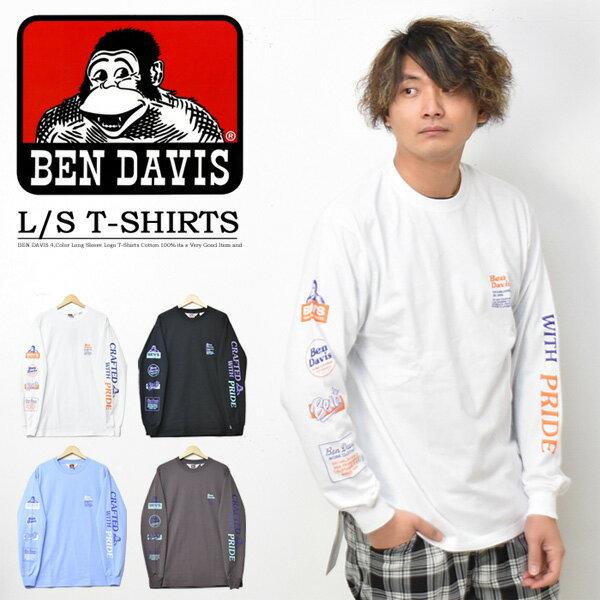 Ben Davis ベンデイビス バナー 袖プリント 長袖 Tシャツ ロンt 長t メンズ ユニセックス ゴリラ Rex One 通販 Yahoo ショッピング