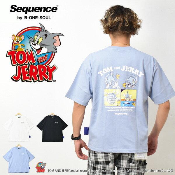 Sequence トムとジェリー コミックプリント 半袖tシャツ バックプリント Rex One 通販 Yahoo ショッピング