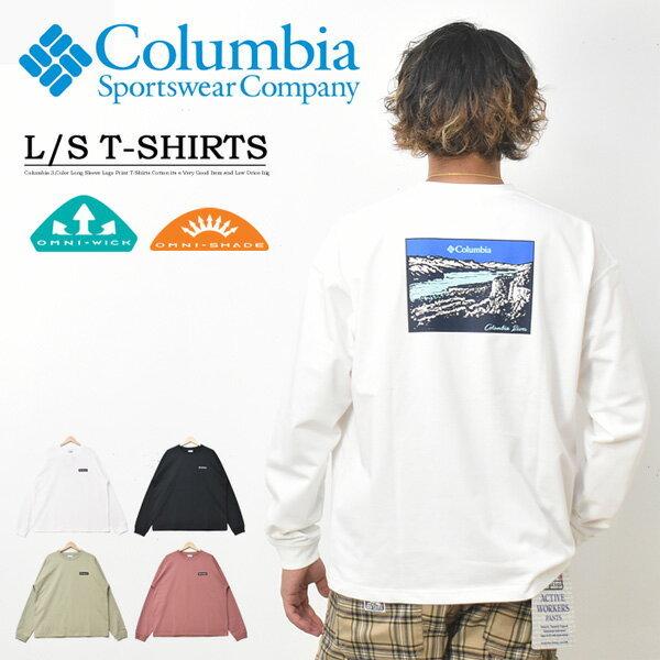 Columbia コロンビア バックプリント 長袖tシャツ ロンt 長t メンズ 送料無料 Pm0545 Rex One 通販 Yahoo ショッピング