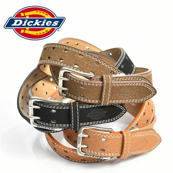 Dickies（ディッキーズ） スエード調 ダブルピン PUレザーベルト