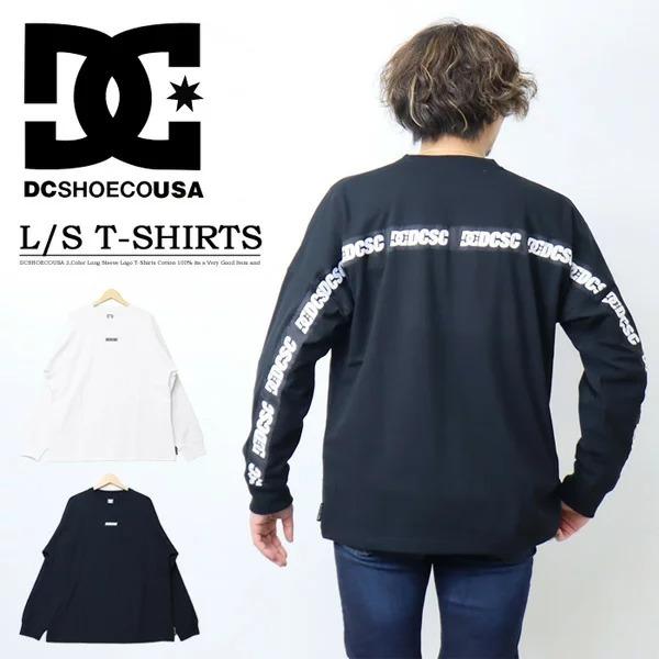 Dc Shoes ディーシーシュー ロゴラインテープ 長袖 Tシャツ ロンt 長t ドロップショルダー ビッグシルエット ユニセックス 送料無料 Dlt Rex One 通販 Yahoo ショッピング