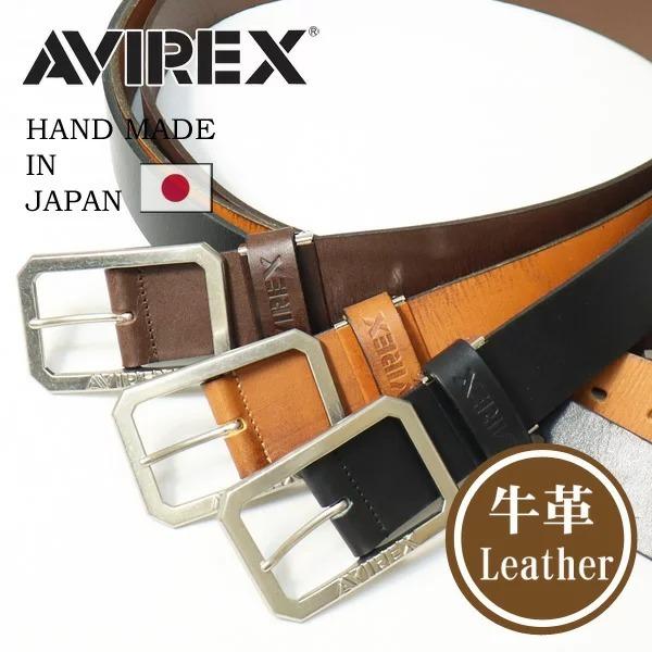 【極美品】AVIREX×VintageWorks　高級ドレスベルト　日本製正規品 極美品】AVIREX×VintageWorks 高級ドレスベルト 日本製正規品